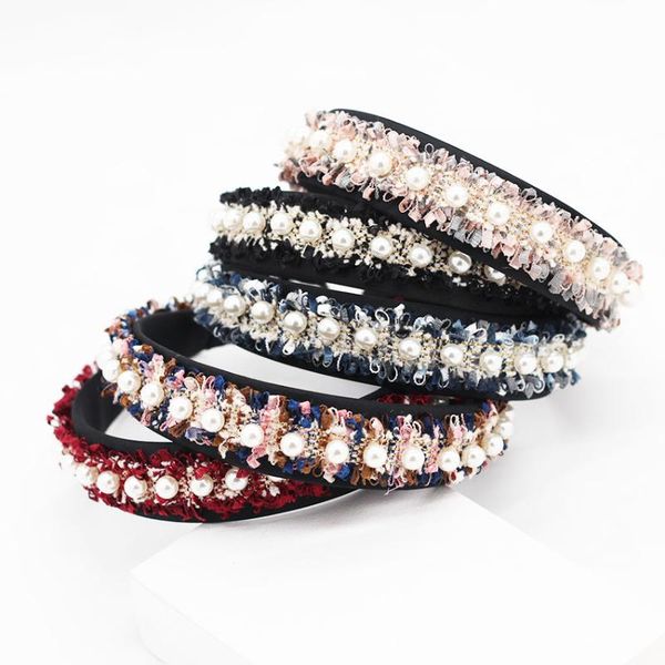new korean version of the simple and versatile color pearl handmade headband bride temperament hair accessories 809, Golden;silver
new korean version of the simple and versatile color pearl handmade headband bride temperament hair accessories 809, Golden;silver