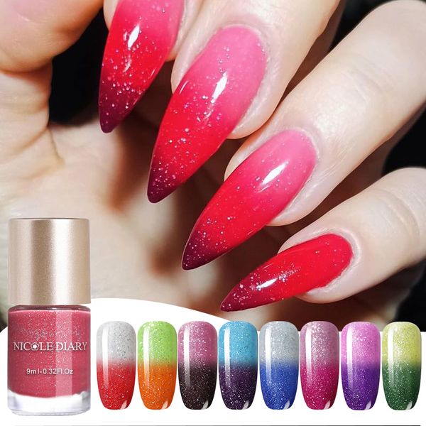 nail gel nicole diary 9ml red thermal polish color change art varnishes decoration liquid temperature lacque 6ml, Red;pink
nail gel nicole diary 9ml red thermal polish color change art varnishes decoration liquid temperature lacque 6ml, Red;pink