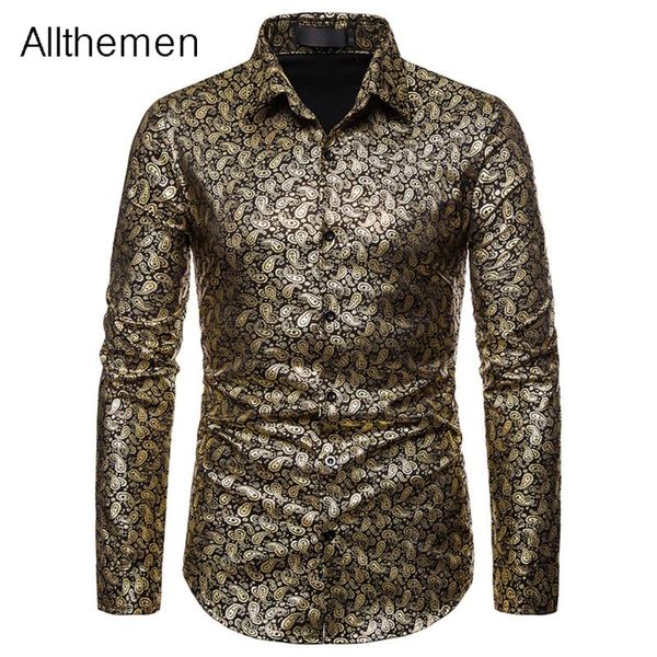 allthemen men floral print long-sleeved shirt camisas hombre casual slim mens dress shirts mens shirts streetwear masculina, White;black
allthemen men floral print long-sleeved shirt camisas hombre casual slim mens dress shirts mens shirts streetwear masculina, White;black