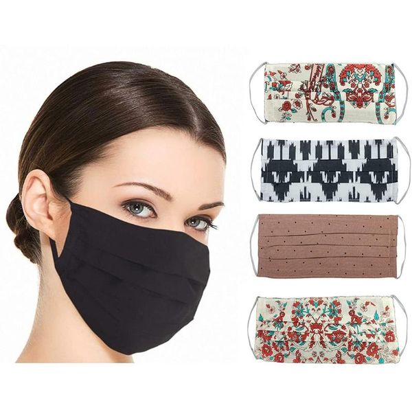 5 pcs cute reusable face mask fashion floral print cotton masks for germ protection for adults face maks bandana, Black
5 pcs cute reusable face mask fashion floral print cotton masks for germ protection for adults face maks bandana, Black