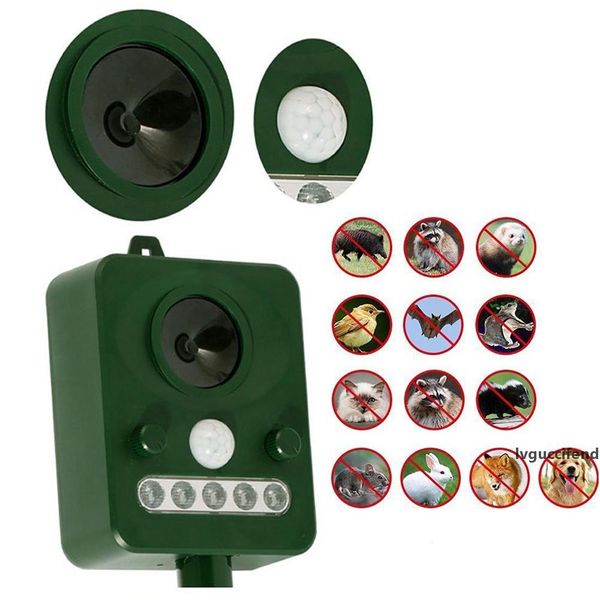 45ma (hz) solar powered ultrasonic outdoor pest animal repeller activated repellent pest animal control rodent garden supplies t200529
45ma (hz) solar powered ultrasonic outdoor pest animal repeller activated repellent pest animal control rodent garden supplies t200529