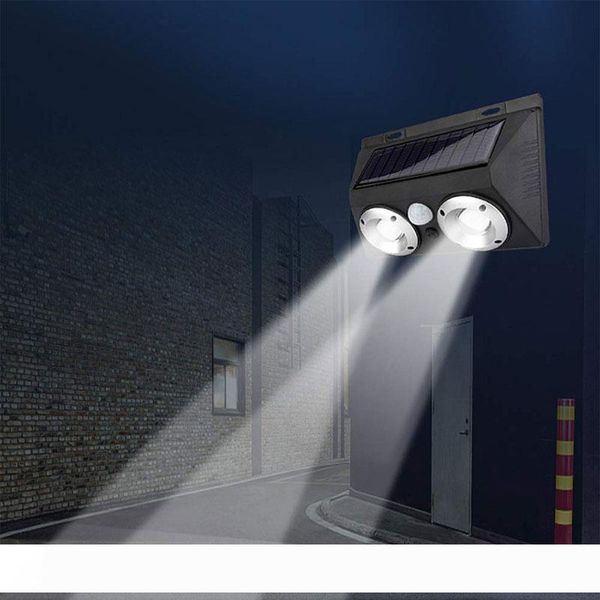 led solar light outdoor wall light double cob, motion sensor waterproof body sensor suitable for gardens, courtyards black
led solar light outdoor wall light double cob, motion sensor waterproof body sensor suitable for gardens, courtyards black