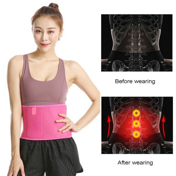 women pink waist support trimmer lumbar support belt waist trainer belt body shaper sport girdle pain relief qw, Black;gray
women pink waist support trimmer lumbar support belt waist trainer belt body shaper sport girdle pain relief qw, Black;gray