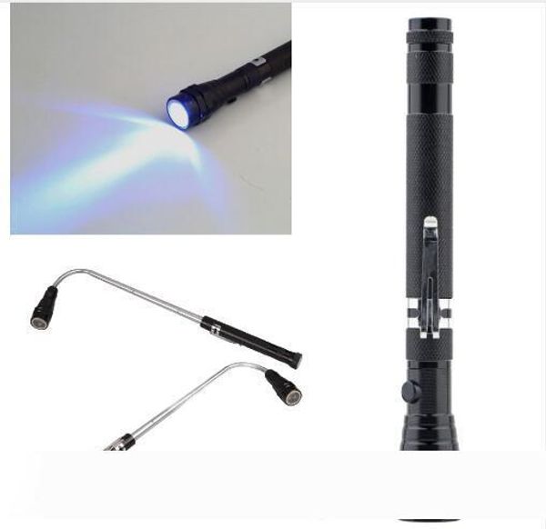 new telescopic flexible 3 led flashlight torch magnetic pick up light ga lanterna linternas lampe torche with mini
new telescopic flexible 3 led flashlight torch magnetic pick up light ga lanterna linternas lampe torche with mini