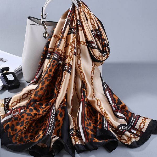 glqkc star same chain leopard silk women's winter spring and autumn thin scarfshawl scarf scarf autumn fashionable all-match oversized, Red;brown
glqkc star same chain leopard silk women's winter spring and autumn thin scarfshawl scarf scarf autumn fashionable all-match oversized, Red;brown