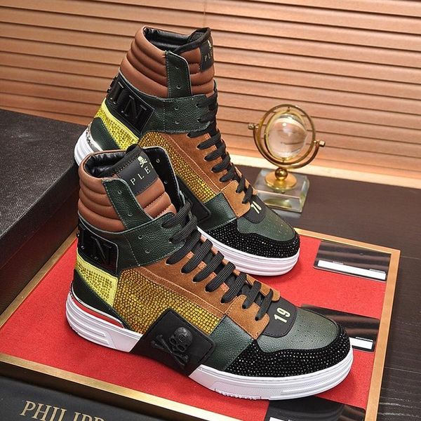phantom kick $hi -crystal sneakers mens shoes new arrival fashion design shoes comfortable lace -up casual sports men boots scarpe da uo, Black
phantom kick $hi -crystal sneakers mens shoes new arrival fashion design shoes comfortable lace -up casual sports men boots scarpe da uo, Black