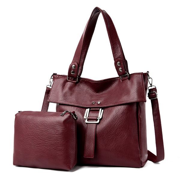 новые 2 pcs большой емкости мягкая кожа композит сумка lady плеча crossbody сумки для женщин из натуральной кожи сумочка bolsas feminina
новые 2 pcs большой емкости мягкая кожа композит сумка lady плеча crossbody сумки для женщин из натуральной кожи сумочка bolsas feminina
