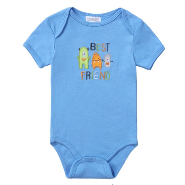 2019 newly baby bodysuits 100% cotton infant body short sleeve clothing jumpsuit cartoon animal printed baby boy girl bodysuits, Blue
2019 newly baby bodysuits 100% cotton infant body short sleeve clothing jumpsuit cartoon animal printed baby boy girl bodysuits, Blue