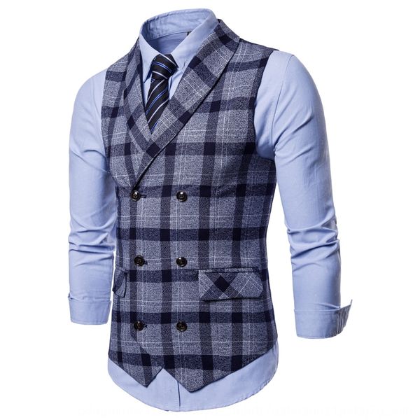 uli99 new european fashion plaid business suit double-breasted new european waistcoat waistcoat fashion men's plaid business suit vest, Black;white
uli99 new european fashion plaid business suit double-breasted new european waistcoat waistcoat fashion men's plaid business suit vest, Black;white