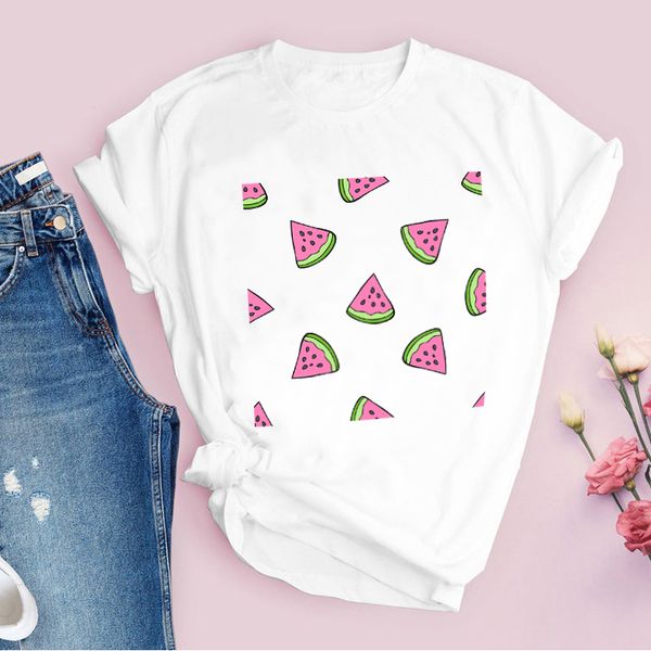 women graphic cartoon watercolor sweet beach fruit 90s fashion printed lady tees clothing female t shirt womens t-shirt, White
women graphic cartoon watercolor sweet beach fruit 90s fashion printed lady tees clothing female t shirt womens t-shirt, White