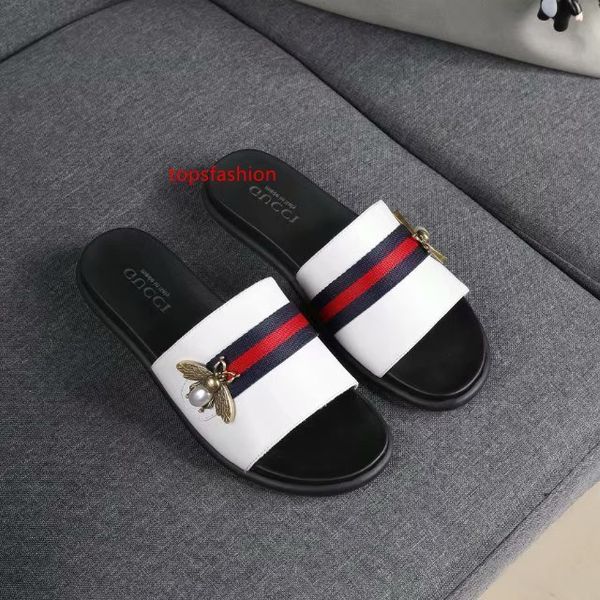 2019 letter bee metal buckle flat shoes sandals genuine leather fashion woman casual slippers 35-40 with, Black;green
2019 letter bee metal buckle flat shoes sandals genuine leather fashion woman casual slippers 35-40 with, Black;green