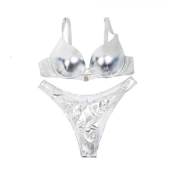 women fax leather gold bikini set sequined padded bra crease bandeau swimsuit glitter beach swimwear sliver green swimdress bathing suit, White;black
women fax leather gold bikini set sequined padded bra crease bandeau swimsuit glitter beach swimwear sliver green swimdress bathing suit, White;black