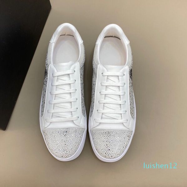 2020 luxury platform fashion designer men shoes sequins sneakers leather black white red flat casual shoes platform trainers 38-44l12
2020 luxury platform fashion designer men shoes sequins sneakers leather black white red flat casual shoes platform trainers 38-44l12