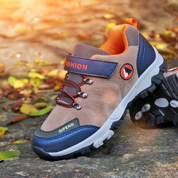 new hiking sports sports outdoor mountaineering pig leather children's sneakers trendy boys shoes comfortable wear-resistant shoes, Black
new hiking sports sports outdoor mountaineering pig leather children's sneakers trendy boys shoes comfortable wear-resistant shoes, Black