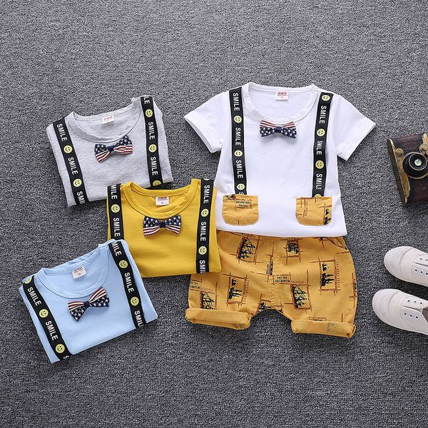 summer children boys girls clothes kids cotton clothing infant suit toddler bow tie t-shirt pants 2pcs/set baby casual tracksuit, White
summer children boys girls clothes kids cotton clothing infant suit toddler bow tie t-shirt pants 2pcs/set baby casual tracksuit, White