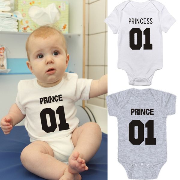 prince princess 01 newborn baby bodysuit boy girl short sleeves cotton baby body suit twins clothes crewneck jumpsuit, Blue
prince princess 01 newborn baby bodysuit boy girl short sleeves cotton baby body suit twins clothes crewneck jumpsuit, Blue