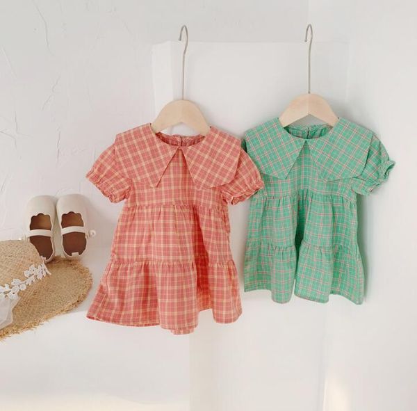 2020 new girls plaid dress summer cotton fashion girls dresses 2-7 years hv970 t200716, Red;yellow
2020 new girls plaid dress summer cotton fashion girls dresses 2-7 years hv970 t200716, Red;yellow