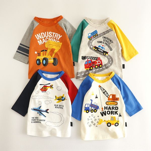 jacket mid-sleeve baby boy base cartoon seven-quarter sleeve children's cotton t-shirt clothing autumn cotton t-shirt, White
jacket mid-sleeve baby boy base cartoon seven-quarter sleeve children's cotton t-shirt clothing autumn cotton t-shirt, White