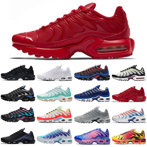 ale tn plus se men women running shoes triple black white metallic outdoor mens womens trainers sports sneakers runners size 36-45