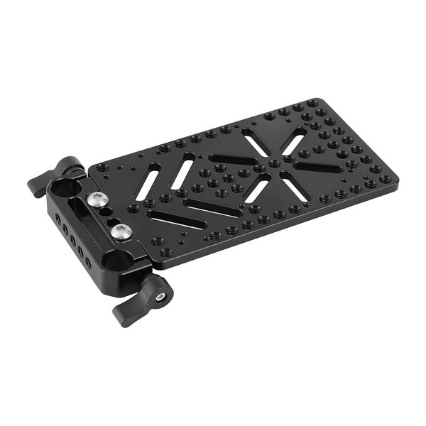 camvate cheese plate battery backboard with 15mm rail block rod clamp for v lock power supply plate power distributor adapter c25
camvate cheese plate battery backboard with 15mm rail block rod clamp for v lock power supply plate power distributor adapter c25