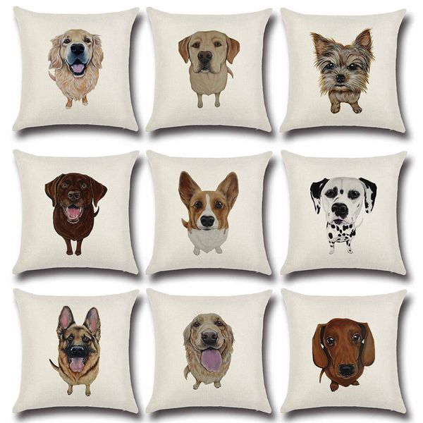 cute dog pattern cushion cover cartoon dog cotton linen decorative pillowcase sofa pillow case for car accessories almohada
cute dog pattern cushion cover cartoon dog cotton linen decorative pillowcase sofa pillow case for car accessories almohada