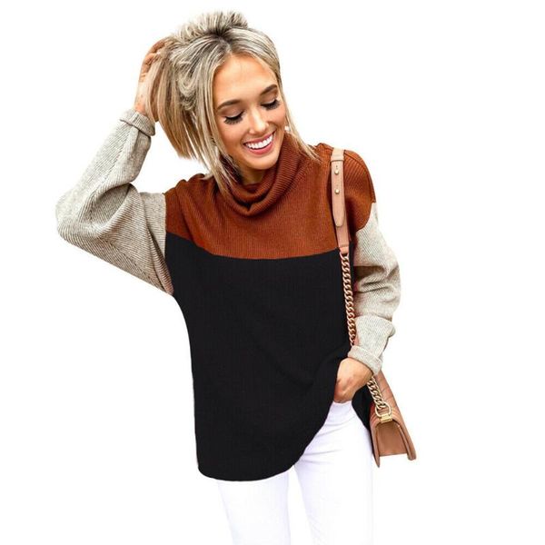 outfits slim fit casual soft women knitted pullover sweater ladies turtle neck baggy long sleeve winter warm daily splice, White;black
outfits slim fit casual soft women knitted pullover sweater ladies turtle neck baggy long sleeve winter warm daily splice, White;black