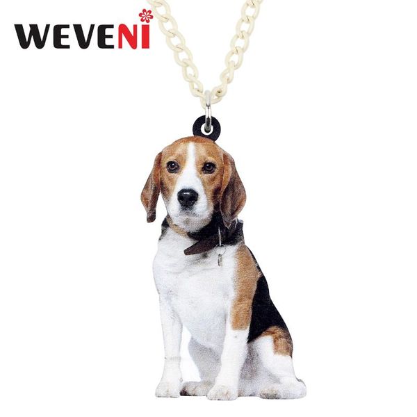 weveni acrylic beagle dog necklace pendant collar chain choker cartoon animal jewelry for women girls pet lovers gifts wholesale, Silver
weveni acrylic beagle dog necklace pendant collar chain choker cartoon animal jewelry for women girls pet lovers gifts wholesale, Silver