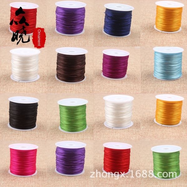 zhongxiao jewelry crystal elastic line elastic line 50 m long diy diy beaded bracelet handmade accessories beads bracelet rope, Silver
zhongxiao jewelry crystal elastic line elastic line 50 m long diy diy beaded bracelet handmade accessories beads bracelet rope, Silver