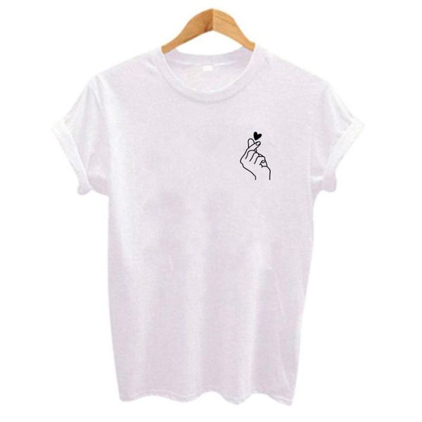 small print victory heart cute tshirts women 2020 summer short sleeve polyester slim fit tees & casual gift 80s 90s' tees, White
small print victory heart cute tshirts women 2020 summer short sleeve polyester slim fit tees & casual gift 80s 90s' tees, White