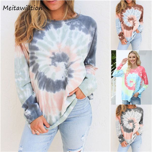 2020 женщины tie dye толстовки harajuku длинным рукавом сыпучие пуловеры топы повседневный o-образным вырезом корейский streetwear толстовки, Black
2020 женщины tie dye толстовки harajuku длинным рукавом сыпучие пуловеры топы повседневный o-образным вырезом корейский streetwear толстовки, Black