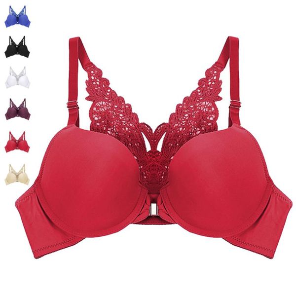 lace bra for women front closure push up bralette underwire bras fashion female racerback lingerie underwear 2020, Red;black
lace bra for women front closure push up bralette underwire bras fashion female racerback lingerie underwear 2020, Red;black
