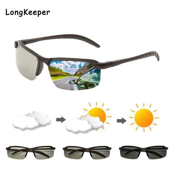 classic men outdoor driving pchromic sunglasses men polarized discoloration sun glasses change color gafas de sol half frame, White;black
classic men outdoor driving pchromic sunglasses men polarized discoloration sun glasses change color gafas de sol half frame, White;black