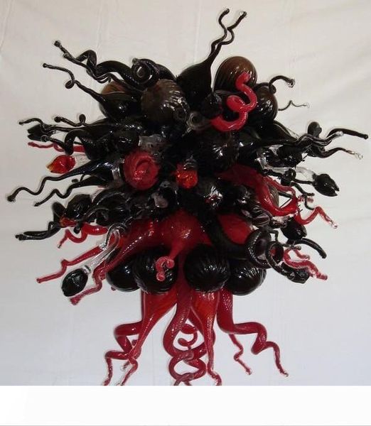 air freight big house deco blown glass red and black villa foyer chandelier hanging lamps
air freight big house deco blown glass red and black villa foyer chandelier hanging lamps