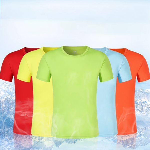 running round neck sports t-shirt advertising shirt breathable cooling and quick-drying short sleeves, Black;blue
running round neck sports t-shirt advertising shirt breathable cooling and quick-drying short sleeves, Black;blue