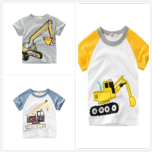 1-8y kids boys t shirts excavator cartoon cute baby cotton summer clothing toddler white t-shirt children play clothes
1-8y kids boys t shirts excavator cartoon cute baby cotton summer clothing toddler white t-shirt children play clothes