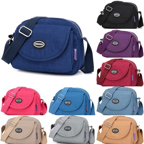 2019 nylon strap shoulder strap flowers have new nylon bag shoulder crossbody women's bag, White 
2019 nylon strap shoulder strap flowers have new nylon bag shoulder crossbody women's bag, White