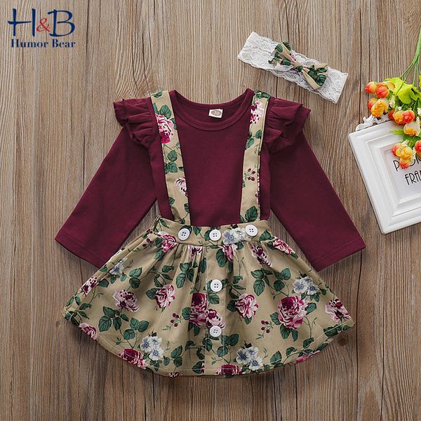 humor bear autumn baby girls clothes sets flower long sleeves t-shirt+strap skirt 2pcs cute fashion toddler clothing suit, White
humor bear autumn baby girls clothes sets flower long sleeves t-shirt+strap skirt 2pcs cute fashion toddler clothing suit, White