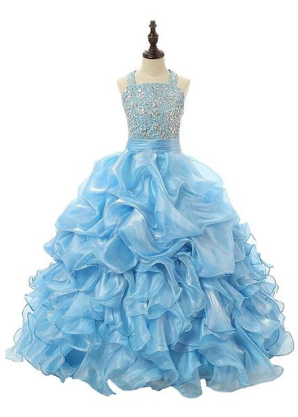 new 2020 halter sequins children flower girl pageant gowns with handmade beaded children bridesmaid birthday dance ball dresses, Red;yellow
new 2020 halter sequins children flower girl pageant gowns with handmade beaded children bridesmaid birthday dance ball dresses, Red;yellow