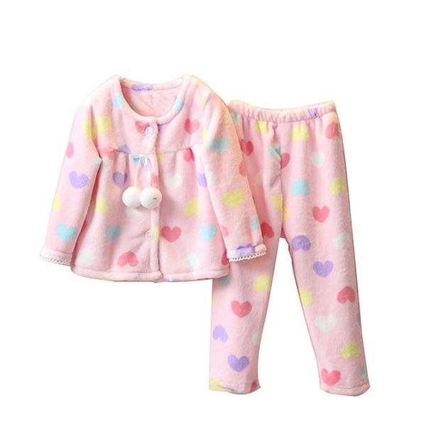 girls pajamas set autumn winter christmas homewear 2 pcs children clothing rabbit heart pattern flannel kids girl clothes sets, White
girls pajamas set autumn winter christmas homewear 2 pcs children clothing rabbit heart pattern flannel kids girl clothes sets, White