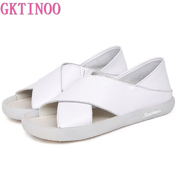 gktinoo 2020 summer woman sandals genuine leather cross strap slip on peep toe roman sandals woman flat casual summer shoes, Black
gktinoo 2020 summer woman sandals genuine leather cross strap slip on peep toe roman sandals woman flat casual summer shoes, Black