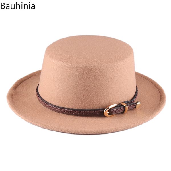 new men casual fashion wool boater flat hat women's felt wide brim fedora hat laday prok pie chapeu de feltro bowler top, Blue;gray
new men casual fashion wool boater flat hat women's felt wide brim fedora hat laday prok pie chapeu de feltro bowler top, Blue;gray