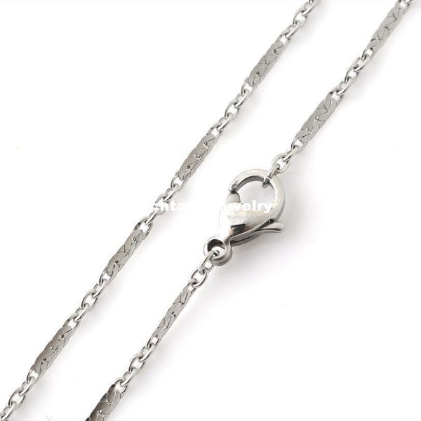 316l stainless steel men's women`s handmade long bridge shape linked chain necklace (16"-22" inches, Silver
316l stainless steel men's women`s handmade long bridge shape linked chain necklace (16"-22" inches, Silver