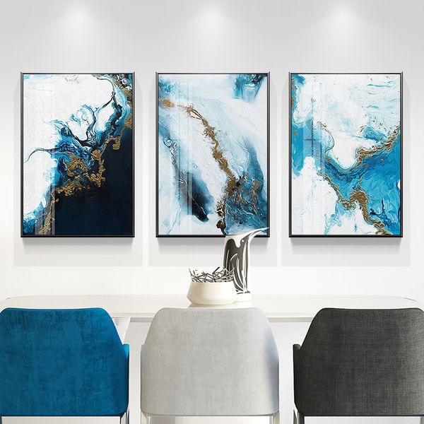 nordic abstract color splash blue gold canvas painting poster and print unique decor wall art pictures for living room bedroom
nordic abstract color splash blue gold canvas painting poster and print unique decor wall art pictures for living room bedroom