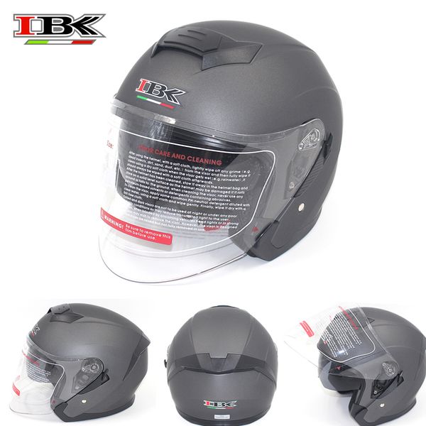 ibk 3/4 open face double lens motorcycle helmet electric bicycle scooter casco men/women anti-uv four season helmets ibk-707
ibk 3/4 open face double lens motorcycle helmet electric bicycle scooter casco men/women anti-uv four season helmets ibk-707