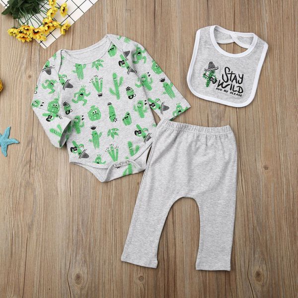 0-24m infant newborn baby boy clothing set cartoon cactus pattern romper pants bibs outfits autumn spring baby costumes, White
0-24m infant newborn baby boy clothing set cartoon cactus pattern romper pants bibs outfits autumn spring baby costumes, White