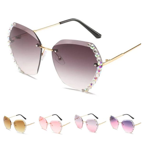 fashion women rimless sunglasses diamond sun glasses polygon goggles anti-uv spectacles gradient color eyeglasses ornamenta a, White;black
fashion women rimless sunglasses diamond sun glasses polygon goggles anti-uv spectacles gradient color eyeglasses ornamenta a, White;black