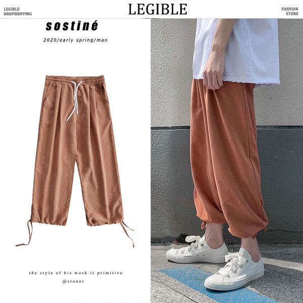 men's pants legible hip hop streetwear male joggers korean men casual harem 2021 fashion man wide leg length sweatpants, Black
men's pants legible hip hop streetwear male joggers korean men casual harem 2021 fashion man wide leg length sweatpants, Black