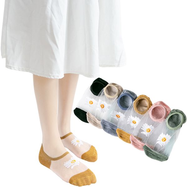 socks & hosiery 3 pairs women's summer thin glass wire invisible small daisies silk crystal boat cute multicolor, Black;white
socks & hosiery 3 pairs women's summer thin glass wire invisible small daisies silk crystal boat cute multicolor, Black;white