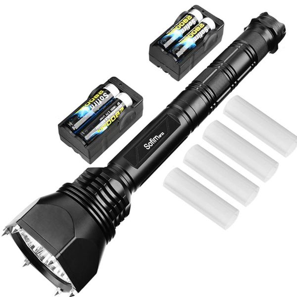 Tactical Mace Led 18650 Cree Xml2 Powerful 6000lm Adjustable With Battery Charger