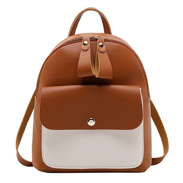 small backpack women bag color patchwork pu leather backpack women girls travel mini shoulder bags casual bag
small backpack women bag color patchwork pu leather backpack women girls travel mini shoulder bags casual bag